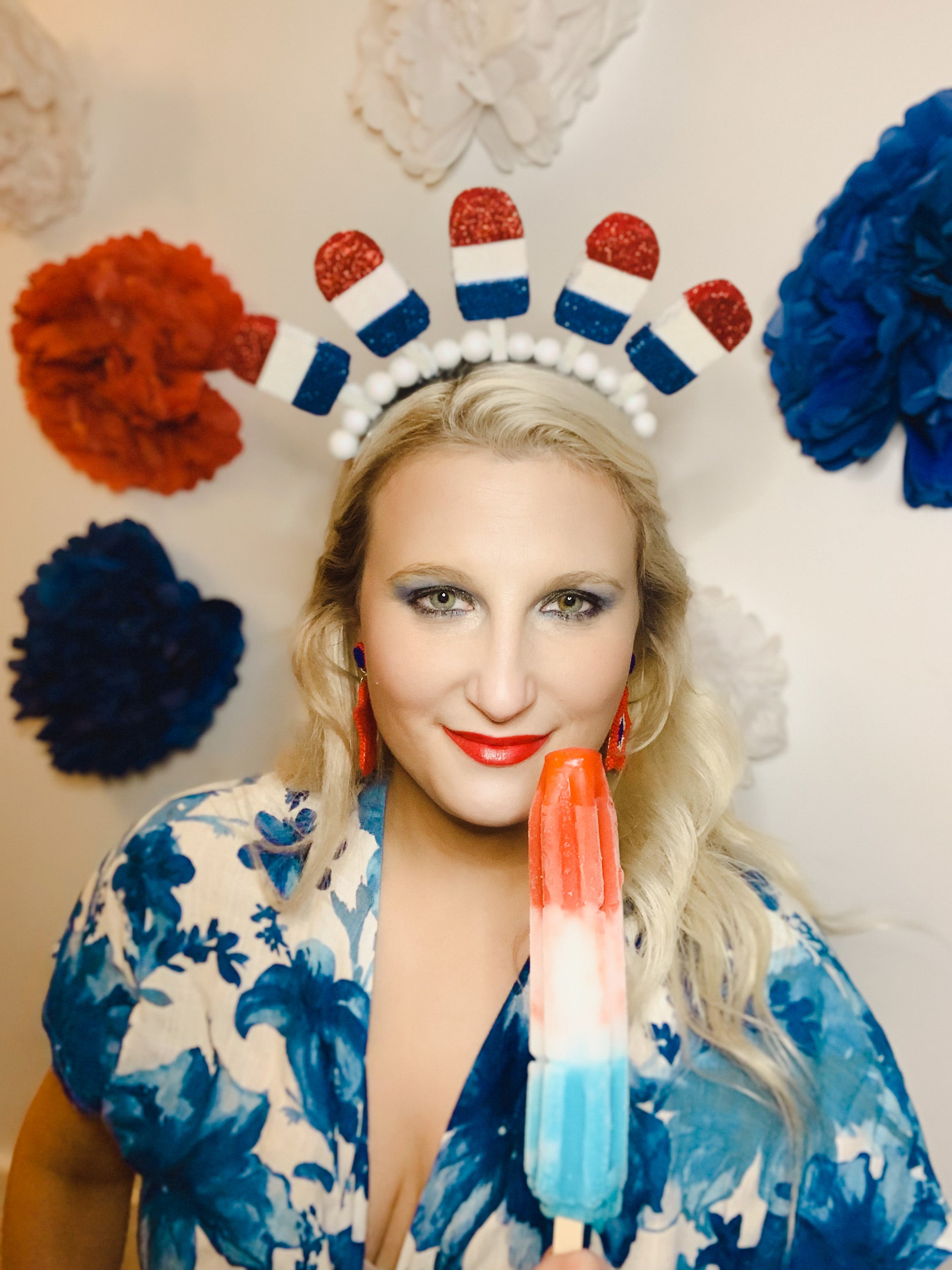 Patriotic Popsicle Crown - Crowned By Ellie