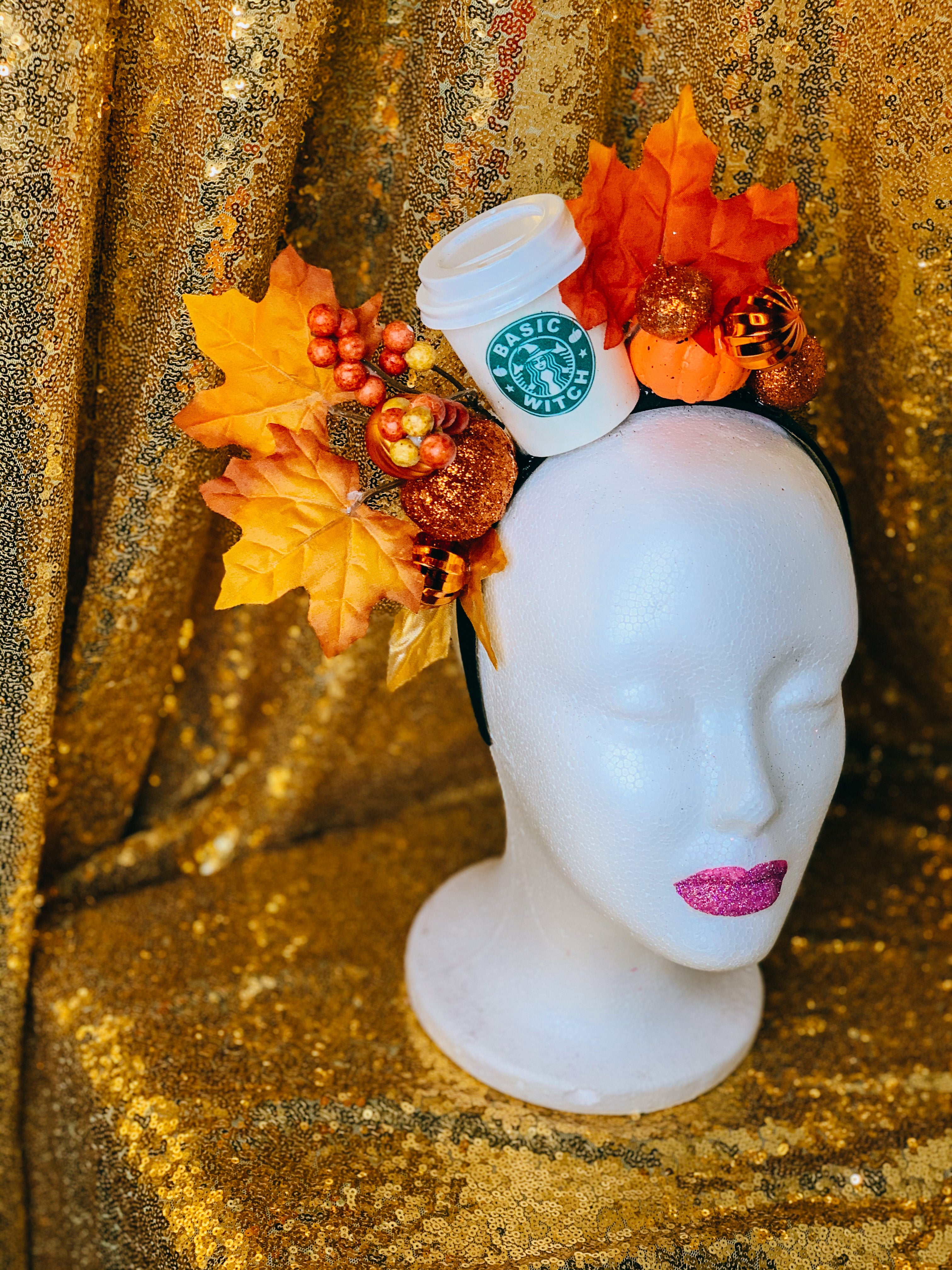 Pumpkin Spice Headpiece - Crowned By Ellie