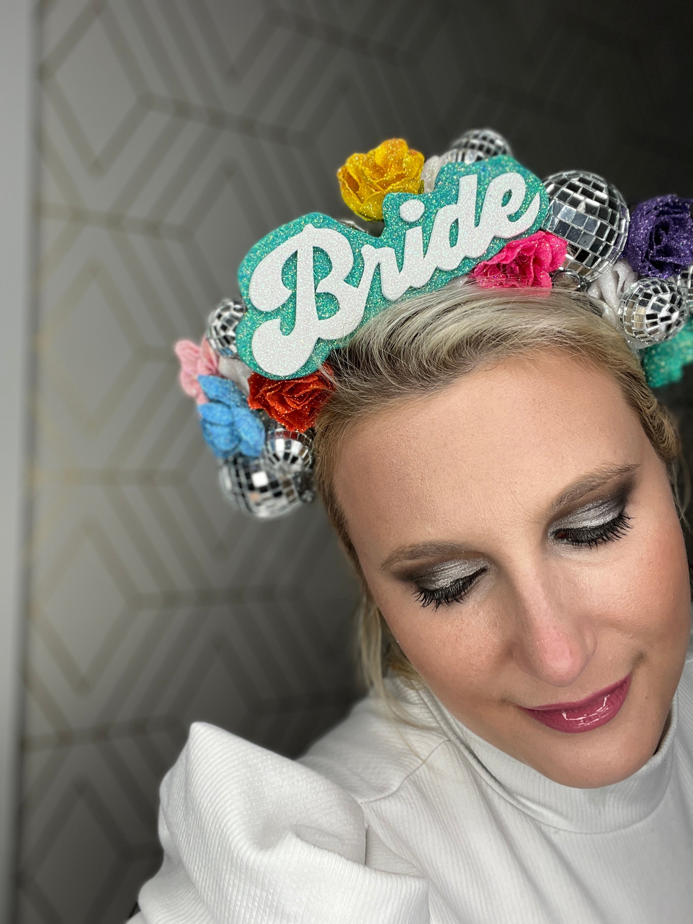 Bridal Disco Headband