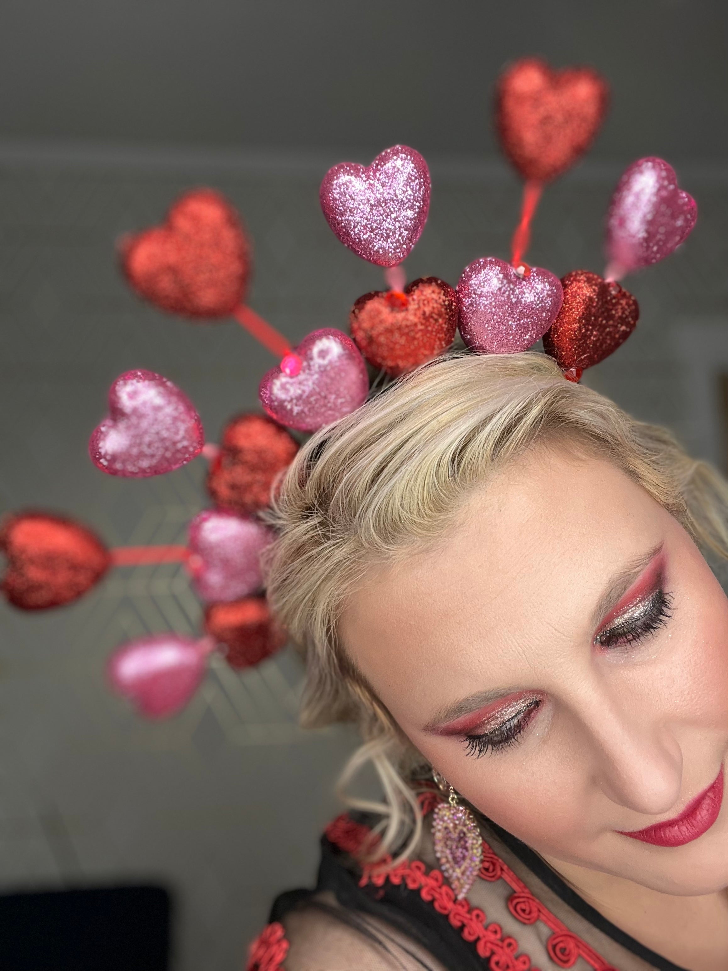 Valentine's Day Heart Headpiece - Crowned By Ellie