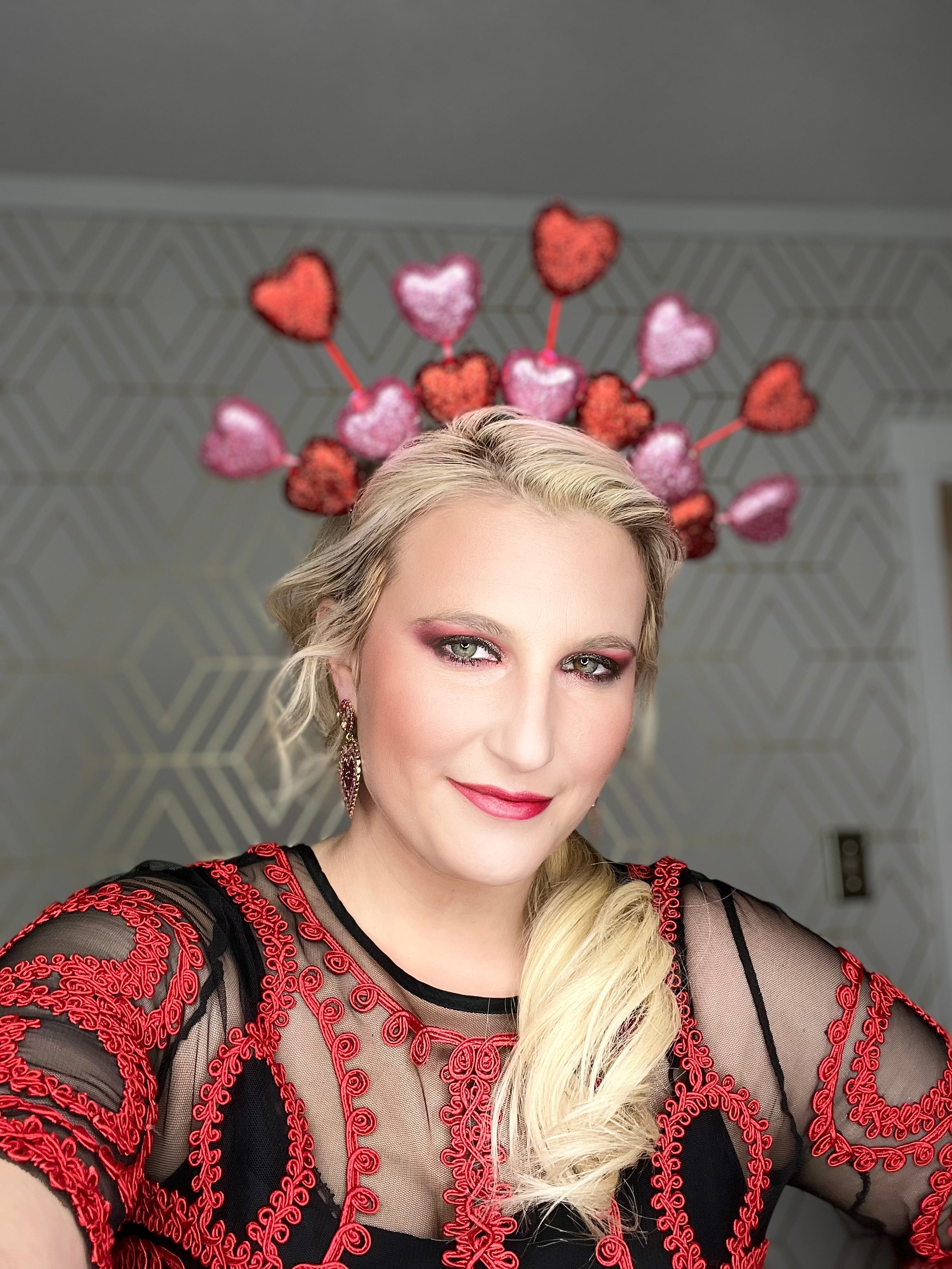 Valentine's Day Heart Headpiece - Crowned By Ellie