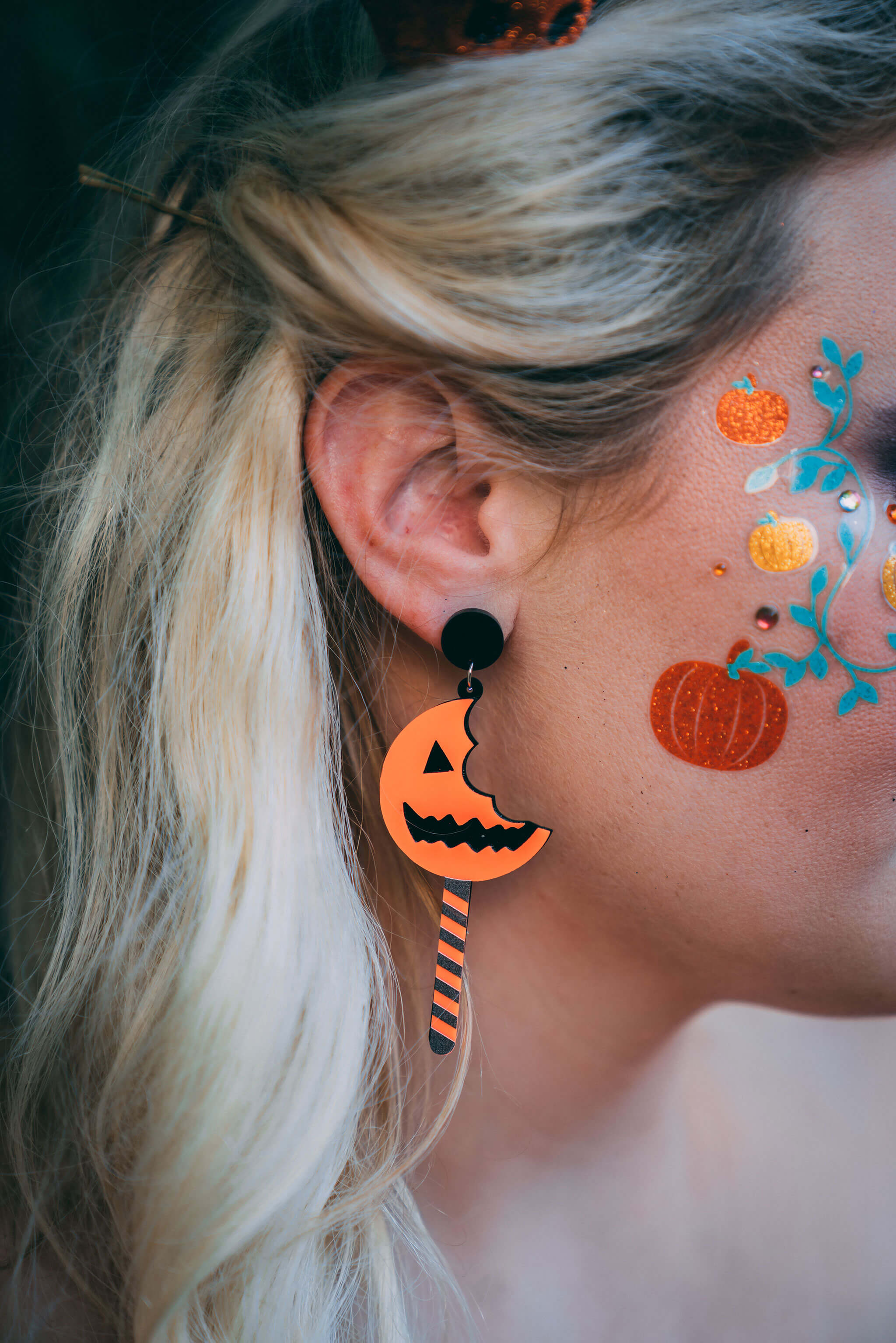 Candy Pumpkin Earrings - Crowned By Ellie