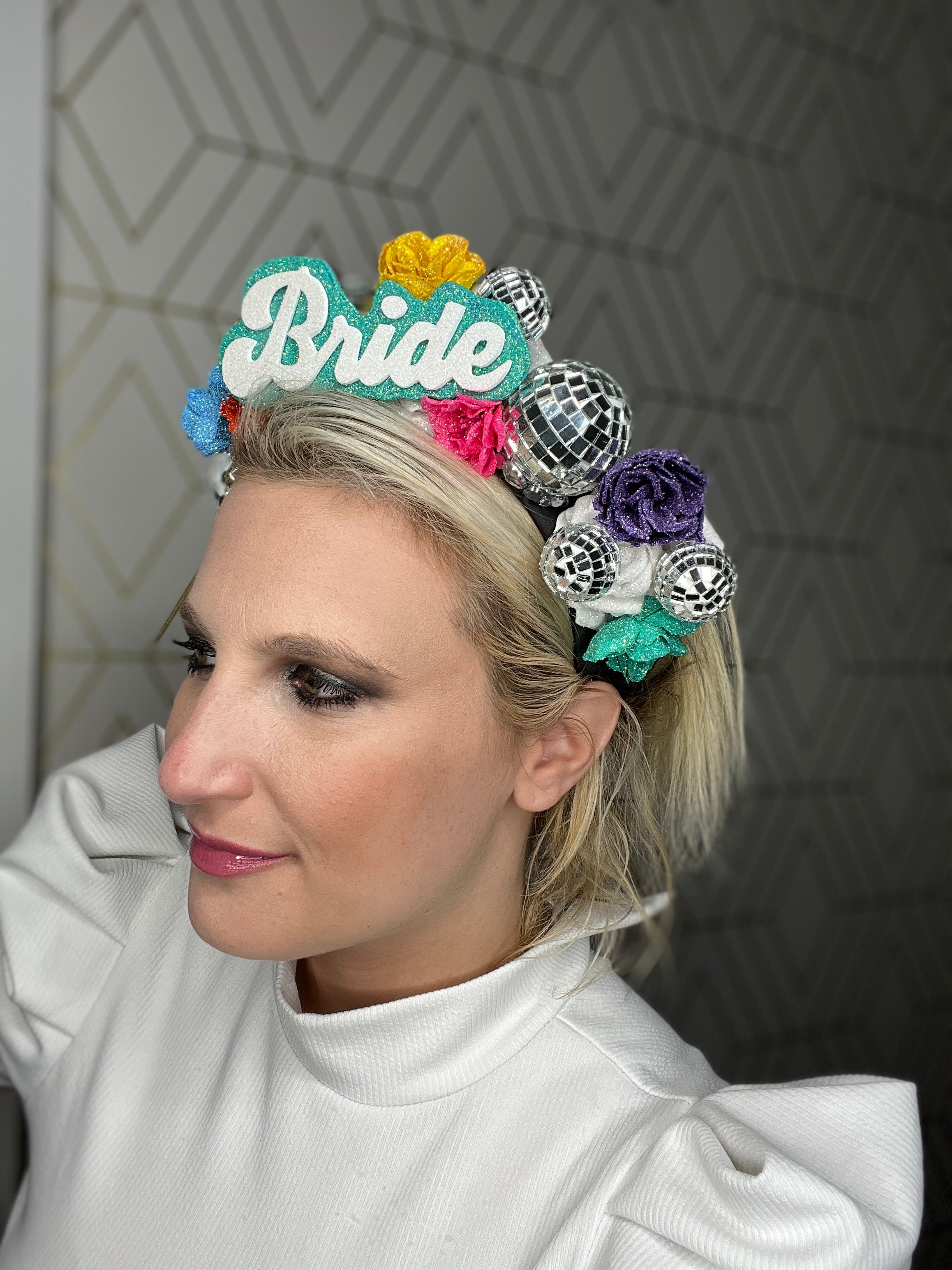 Bridal Disco Headband