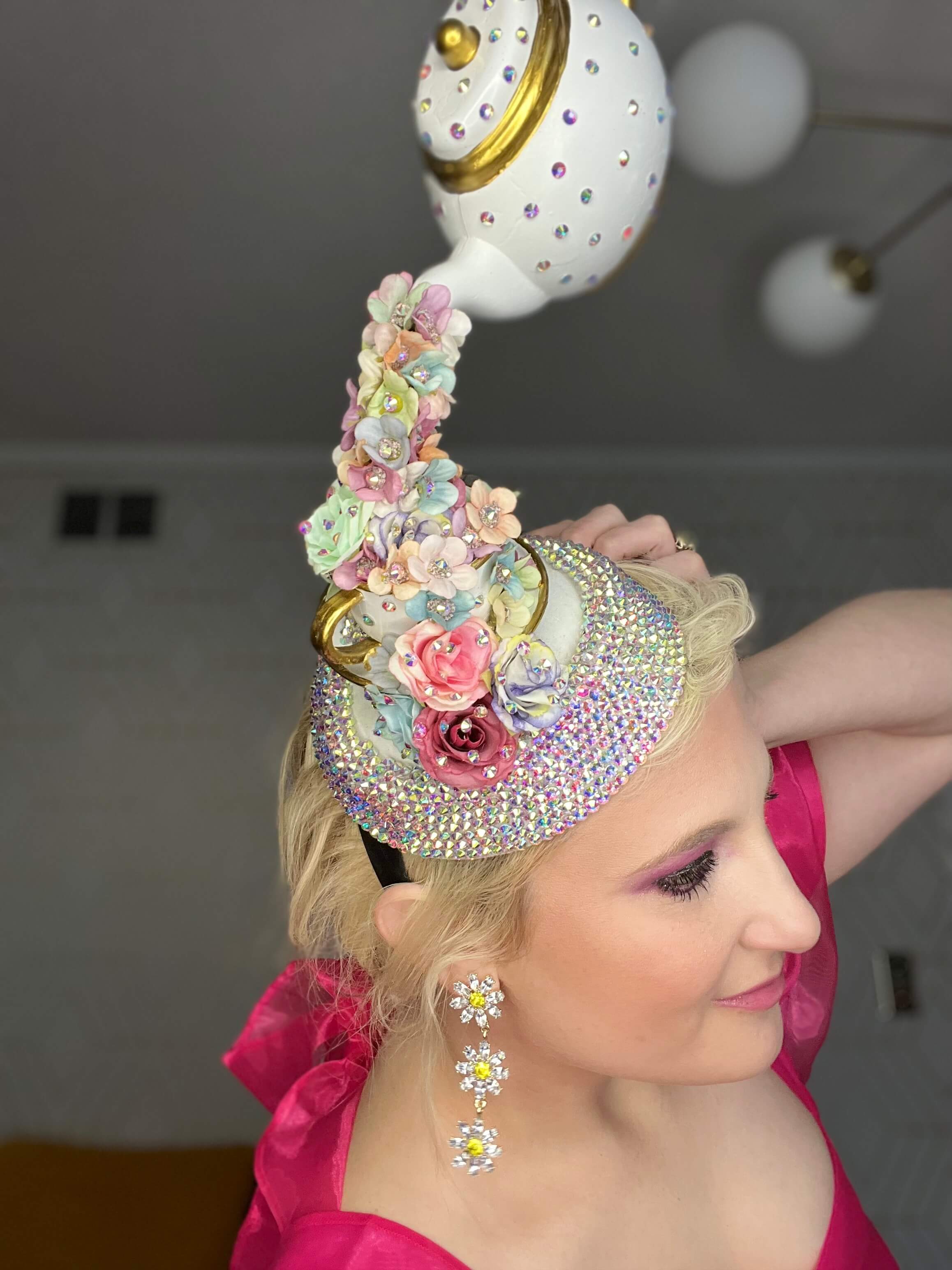 Tea Pot Headpiece - Crowned By Ellie