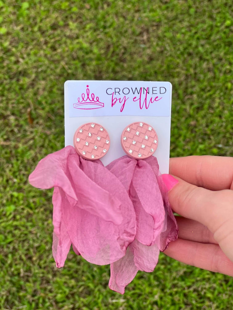 Pink Whimsical Earrings - Crowned By Ellie