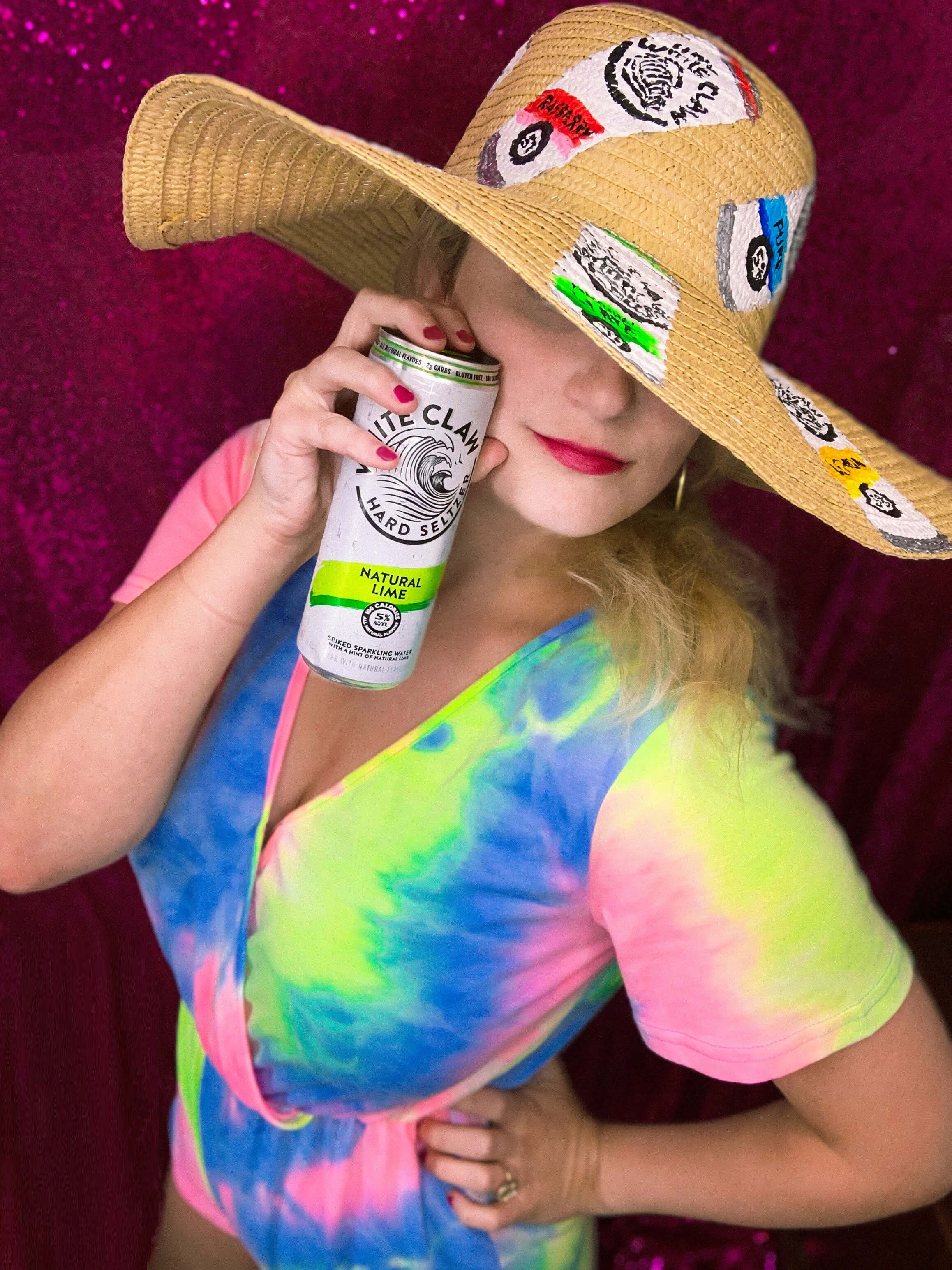 White Claw Floppy Hat - Crowned By Ellie