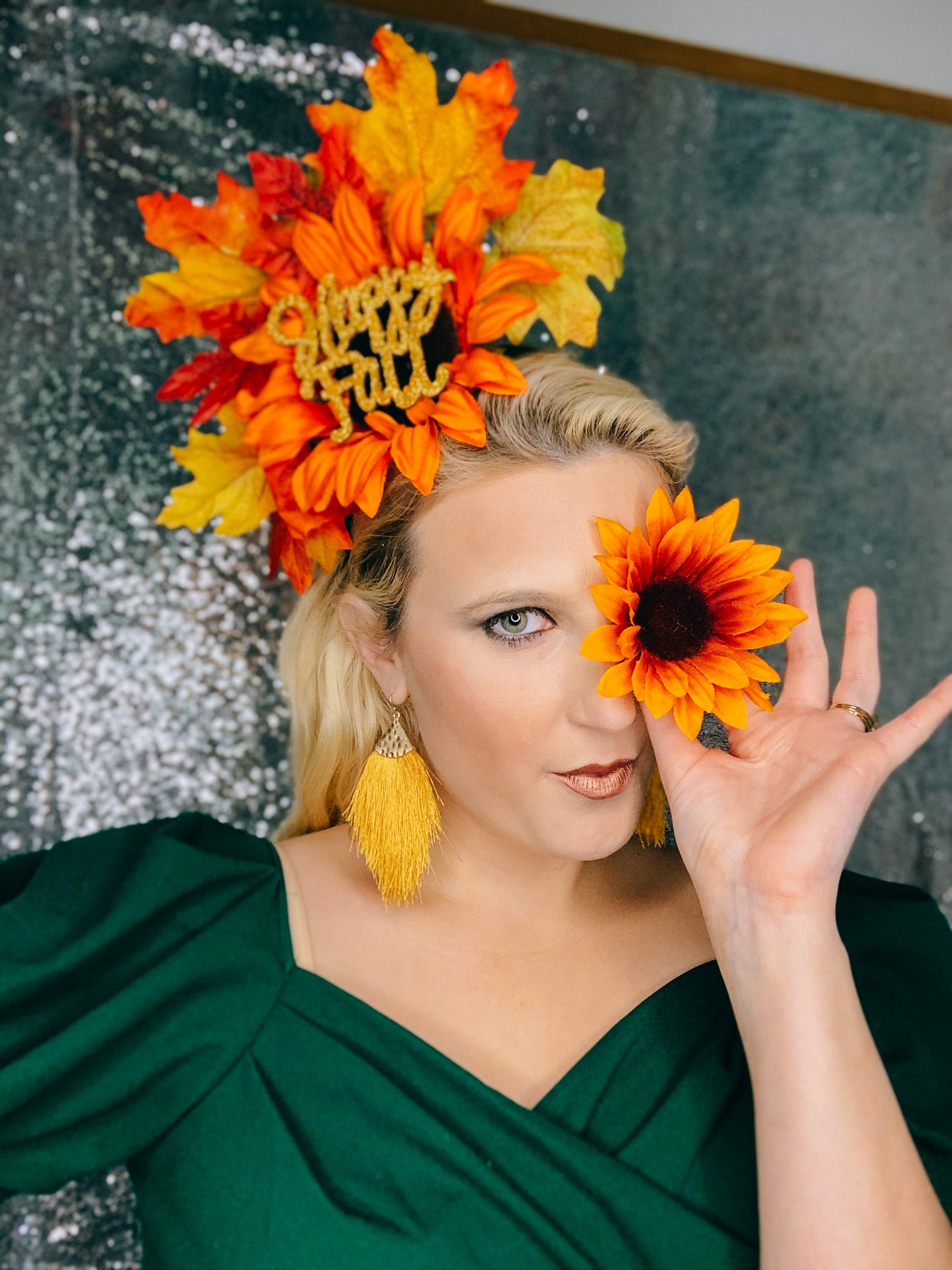 Friendsgiving Fall Fascinator – Crowned By Ellie