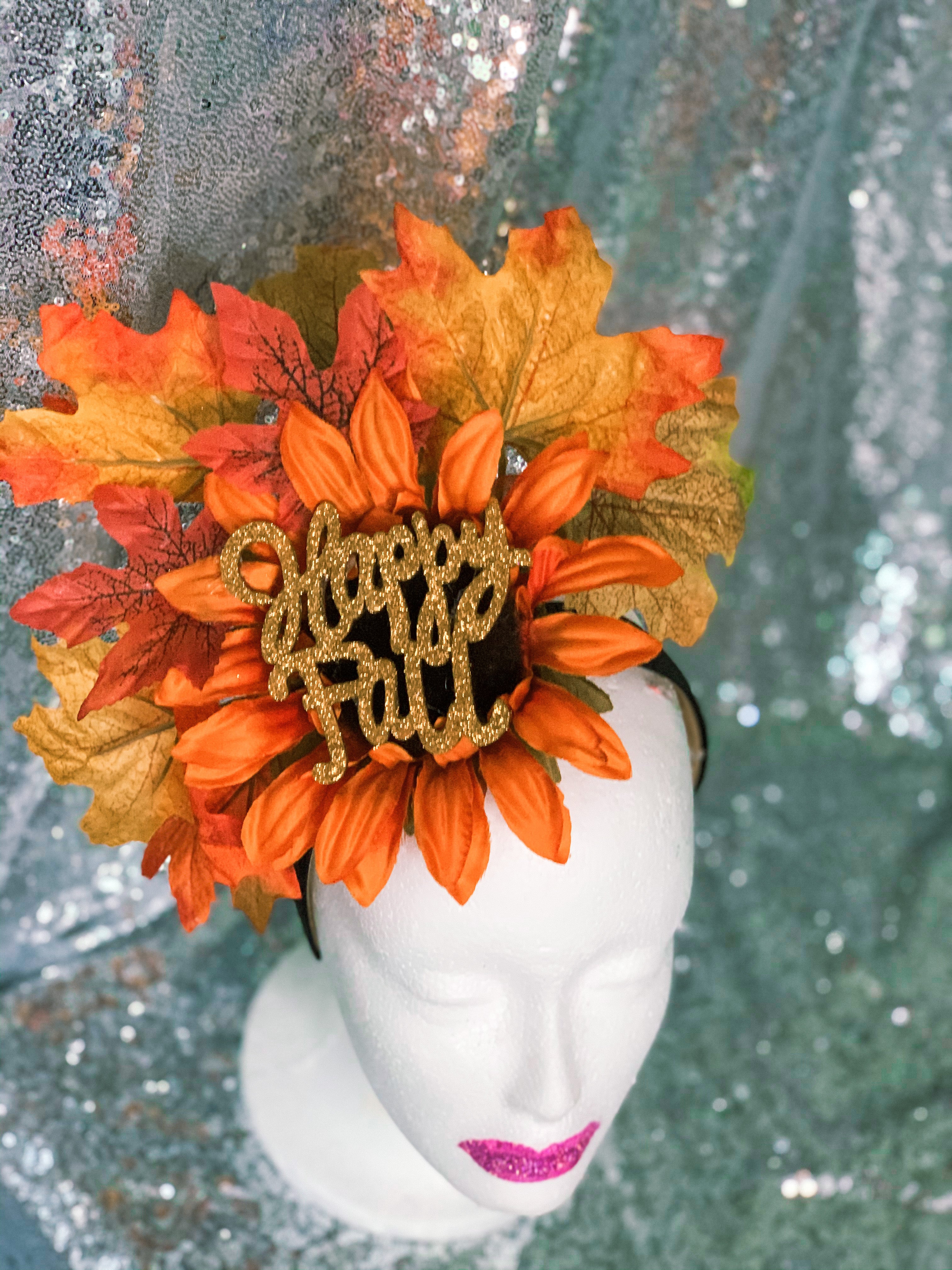 Friendsgiving Fall Fascinator – Crowned By Ellie