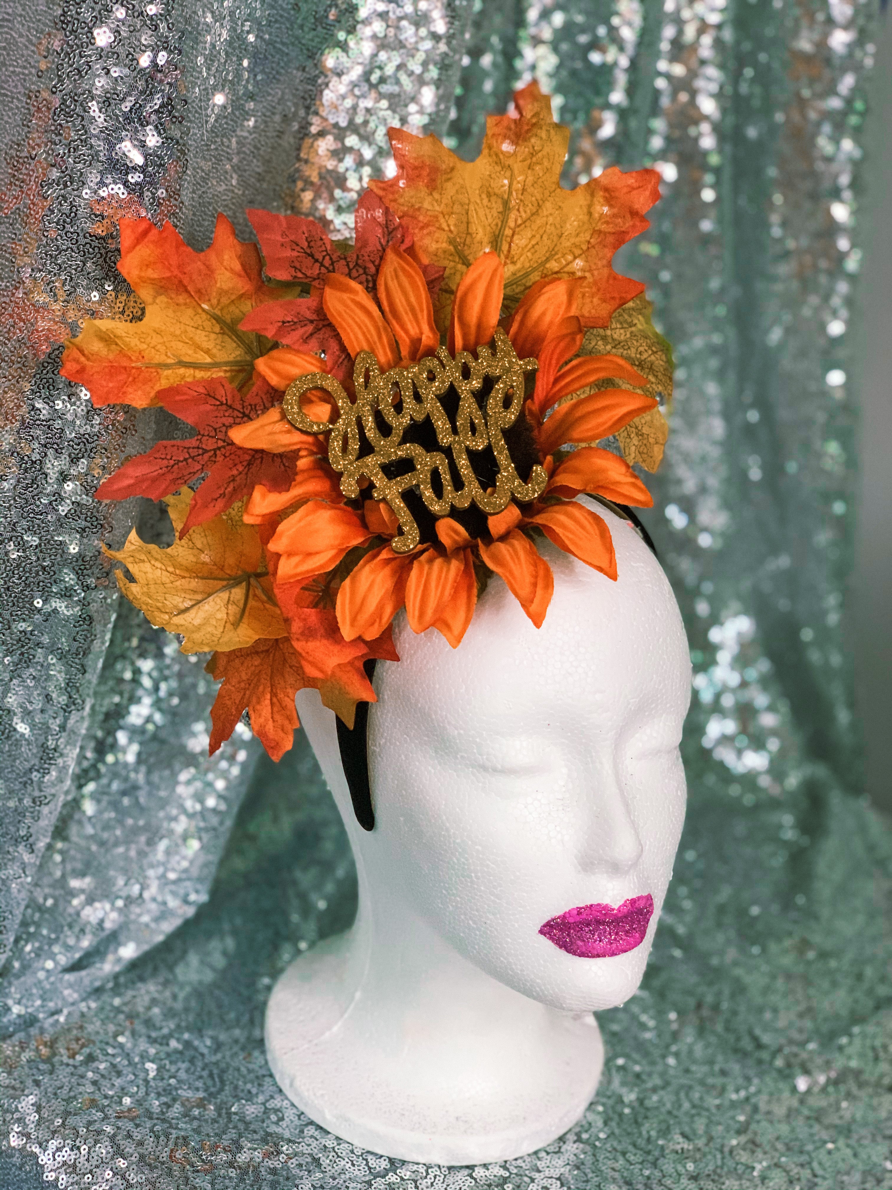 Friendsgiving Fall Fascinator – Crowned By Ellie
