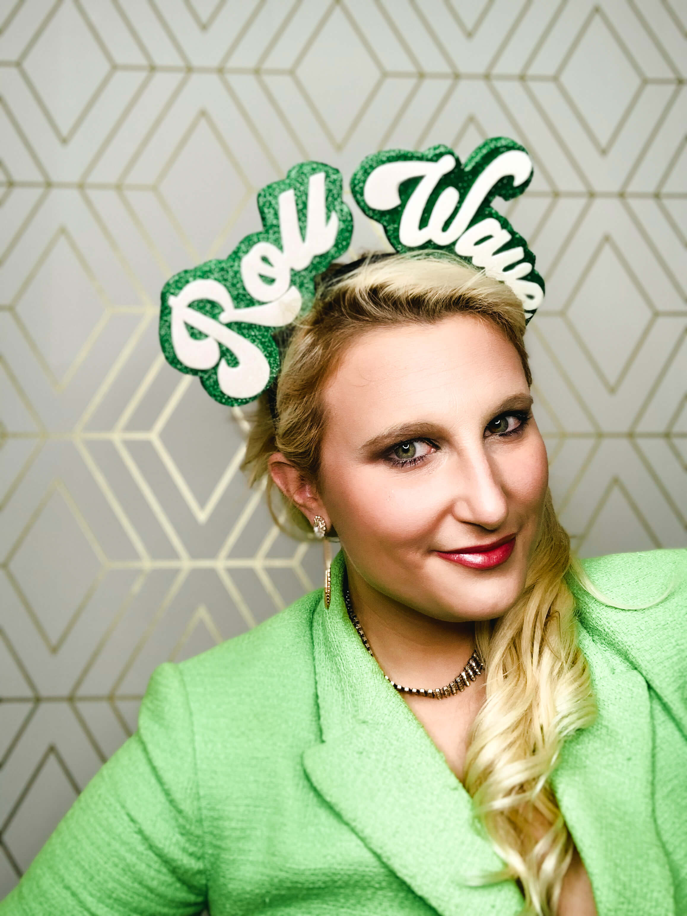 Tulane Roll Wave Headband - Crowned By Ellie